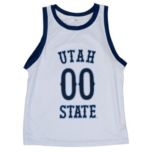 Youth Utah State Replica Throwback Basketball Jersey